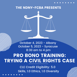 Pro Bono Training CLE