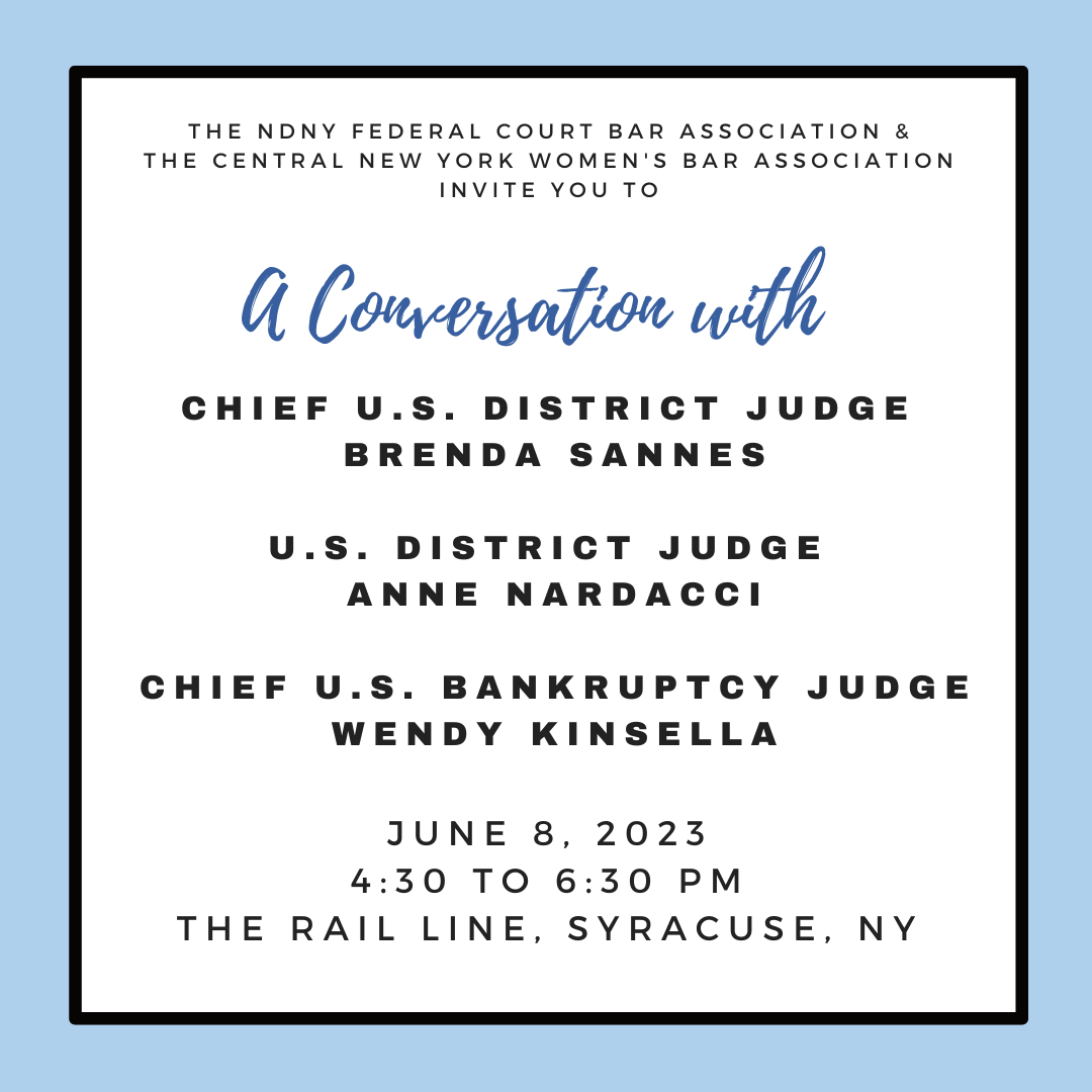 June 8 Event - Meet Judges Sannes, Nardacci & Kinsella