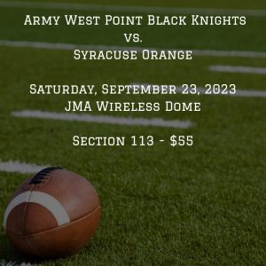 Army v Syracuse sec 113