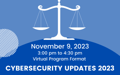 A Legal Thanksgiving Casserole: The Recipe to Success in Cybersecurity Law with a Dash of Privacy (November 9, 2023) (VOD)