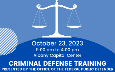 FPDO’s Criminal Defense Training – Fall 2023 (October 23, 2023)