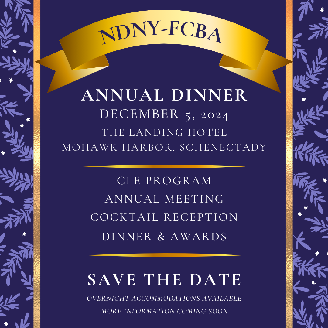 Annual Dinner 2024 Save the Date