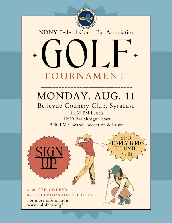 NDNY FCBA Golf Tournament | August 11, 2025