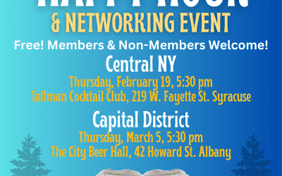 NDNY-FCBA First Decade Committee Happy Hours and Networking Events in Syracuse (2/19) and Albany (3/5)