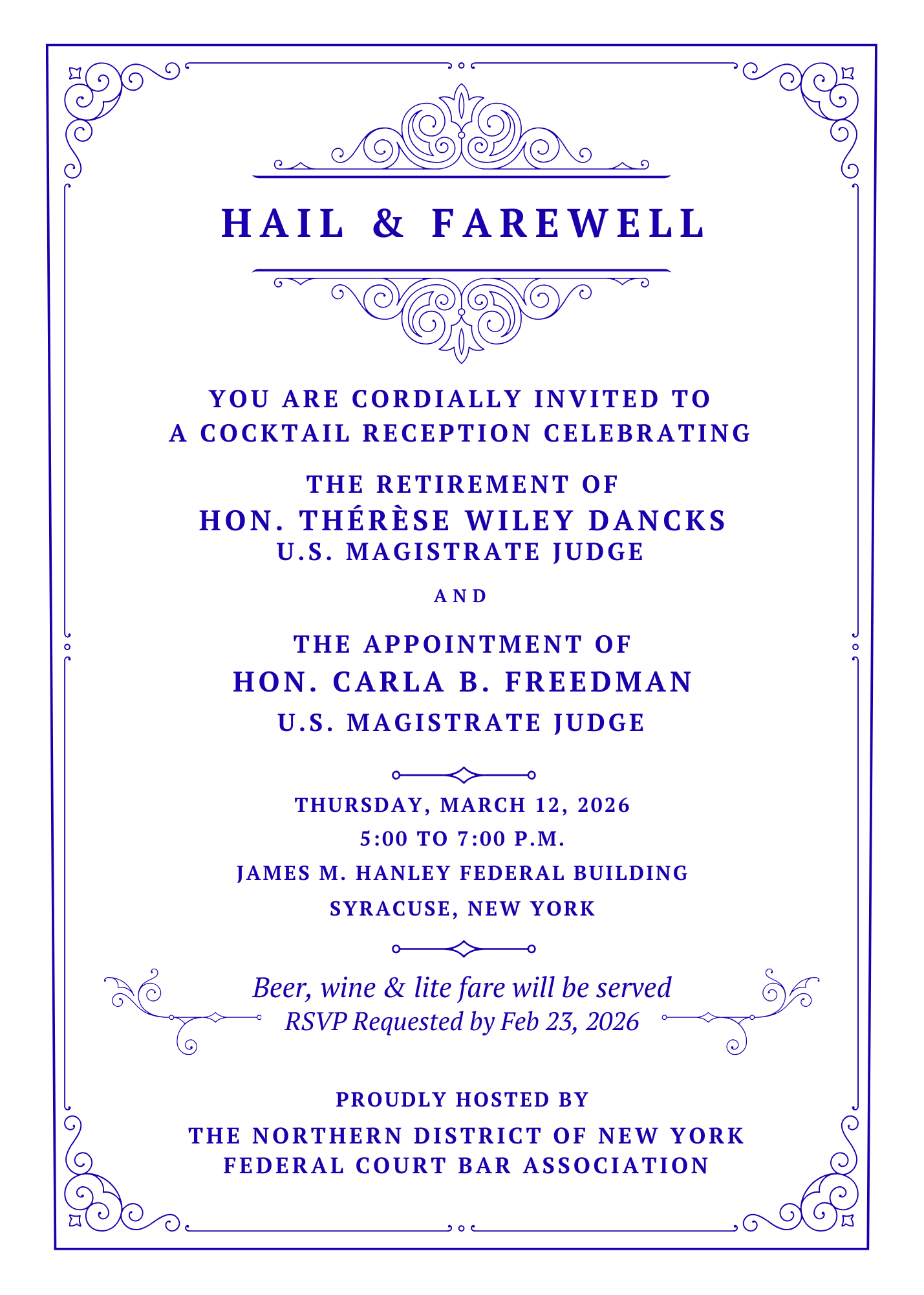 Hail & Farewell Dancks & Freedman