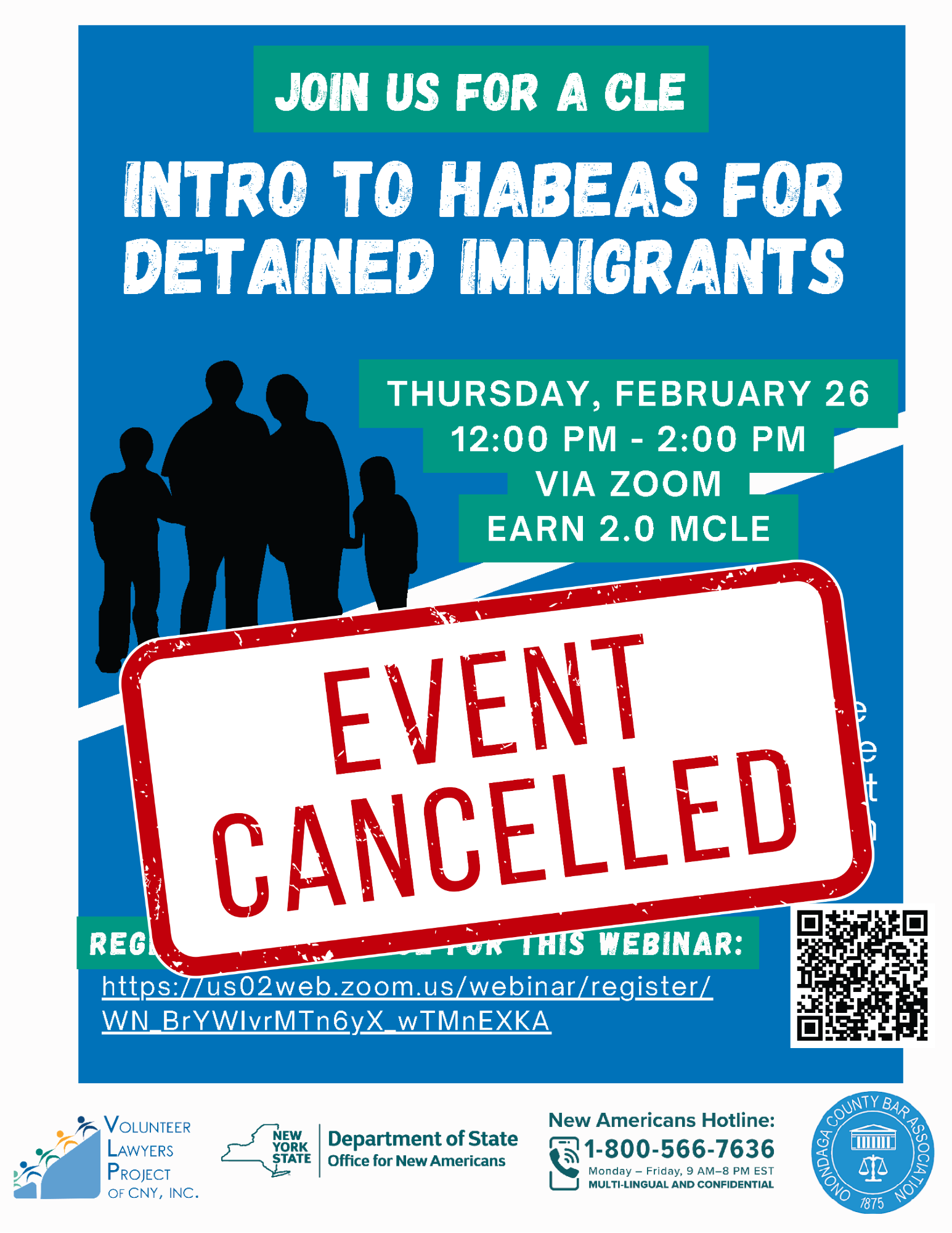 Habeas CLE - Cancelled
