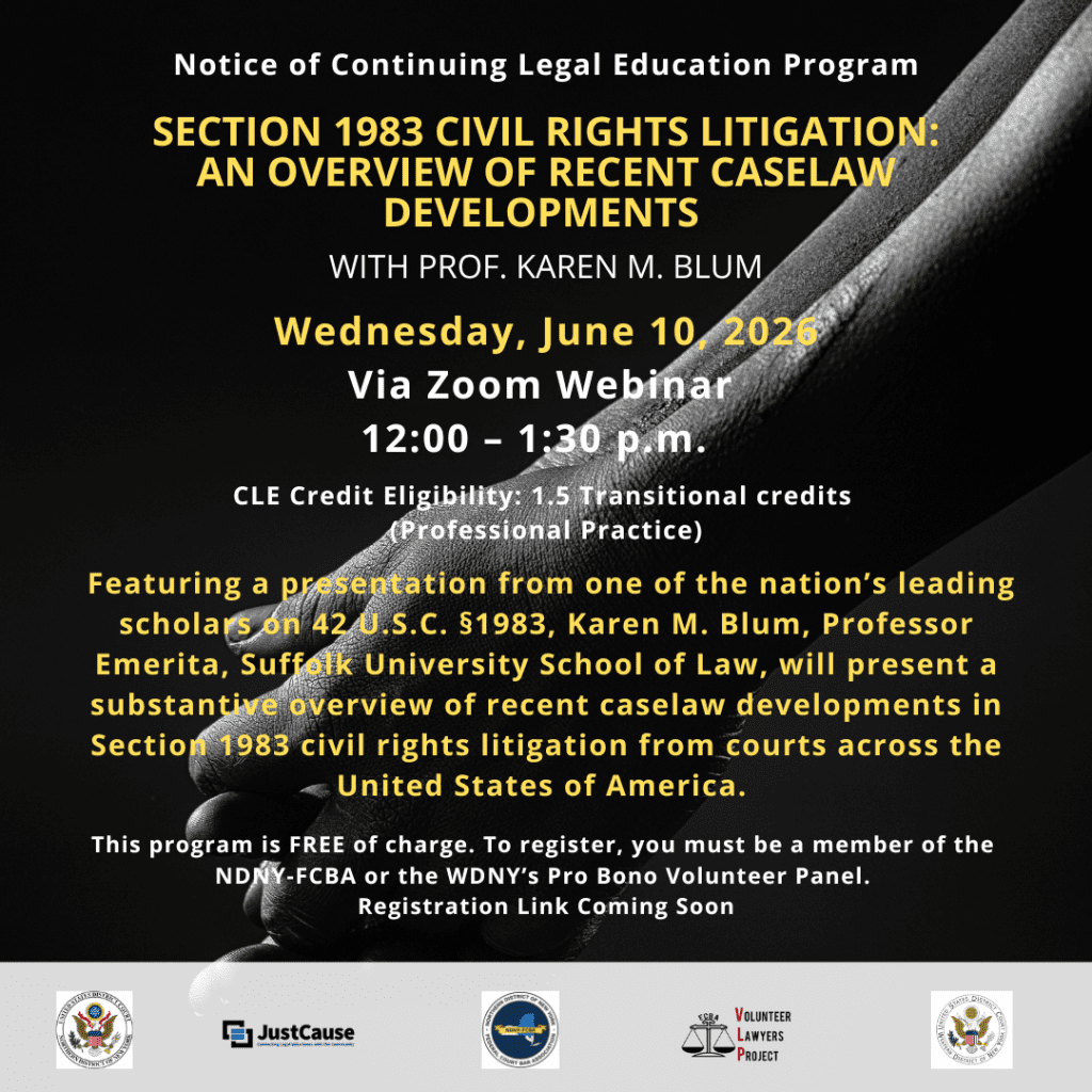 Civil Rights CLE with Prof. Karen M. Blum
