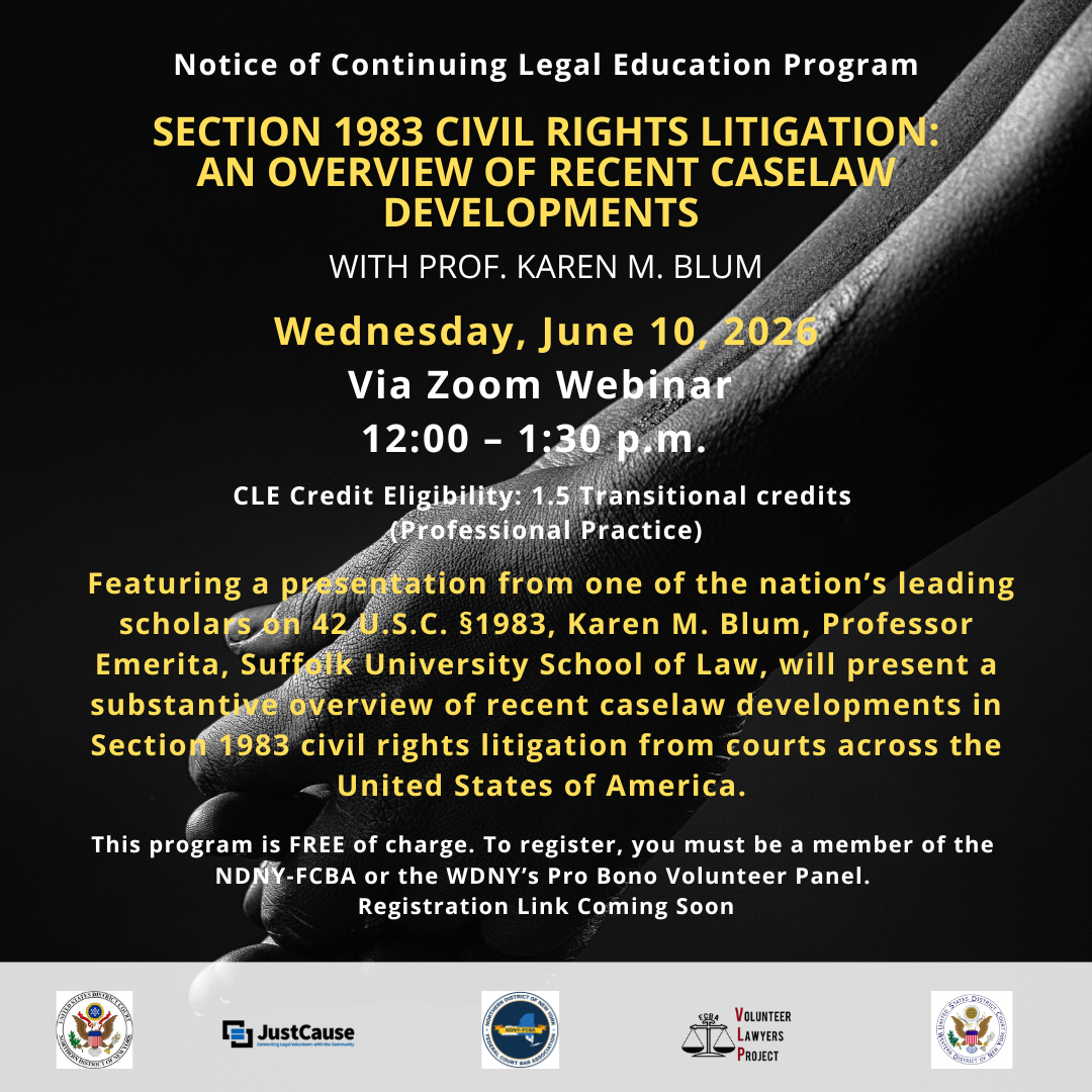 Civil Rights CLE with Prof. Karen M. Blum