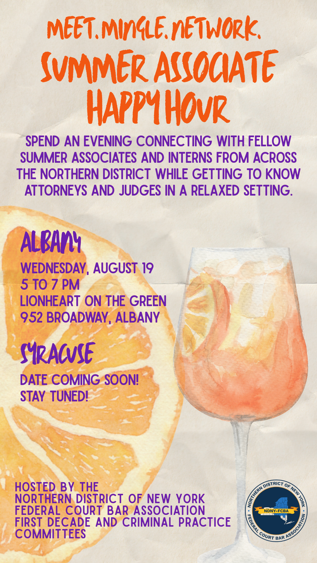 Summer Associate Happy Hour